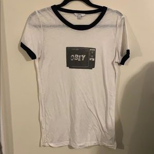 Women’s Obey White Tshirt